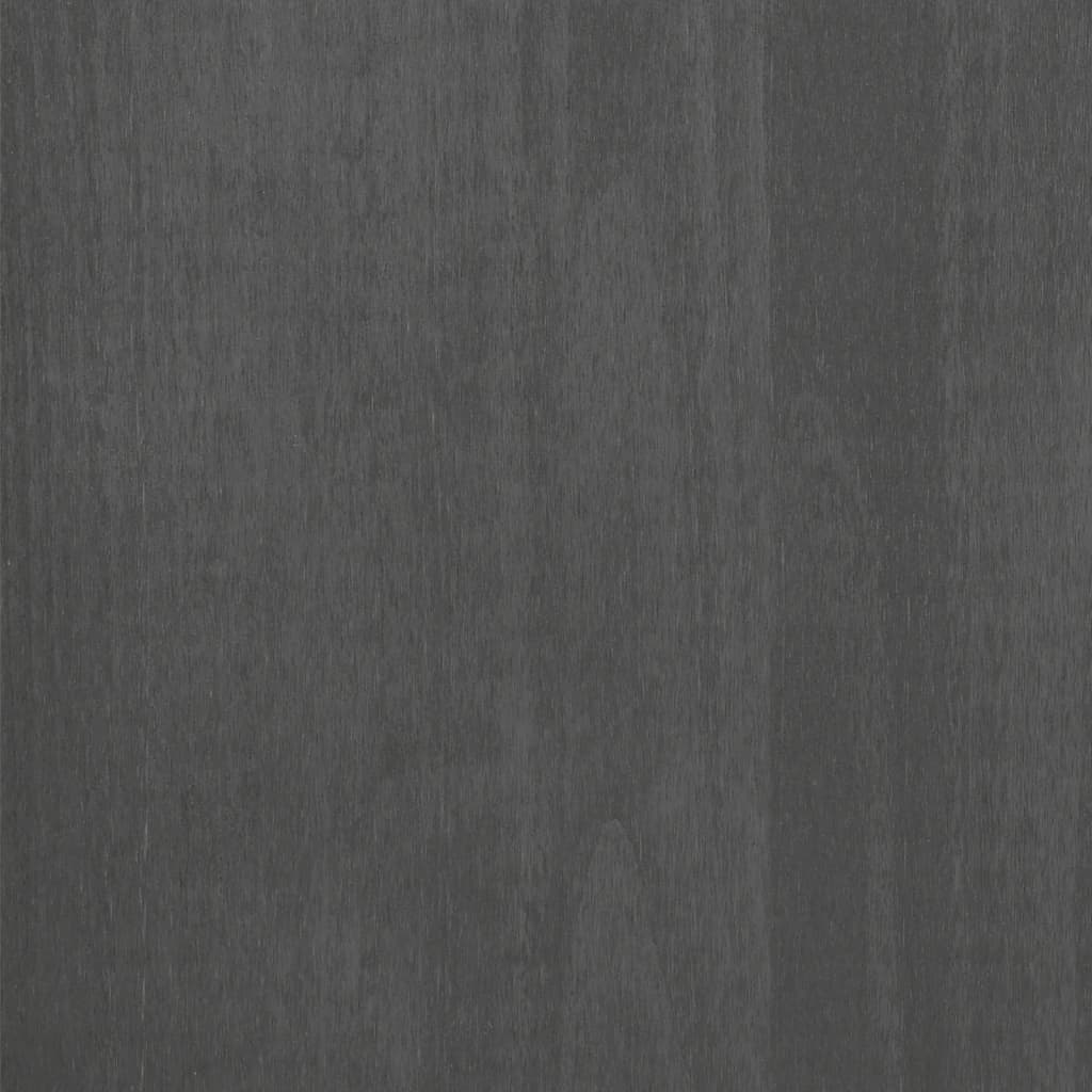 Sideboard HAMAR Dark Gray 31.1"x15.7"x31.5" Solid Wood Pine