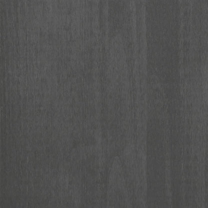 Sideboard HAMAR Dark Gray 31.1"x15.7"x31.5" Solid Wood Pine