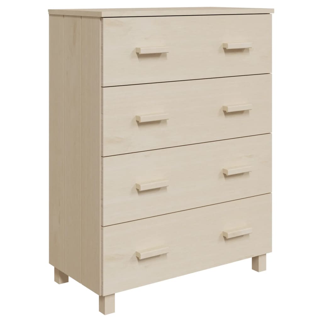 Sideboard HAMAR Honey Brown 79x40x103.5 cm Solid Wood Pine
