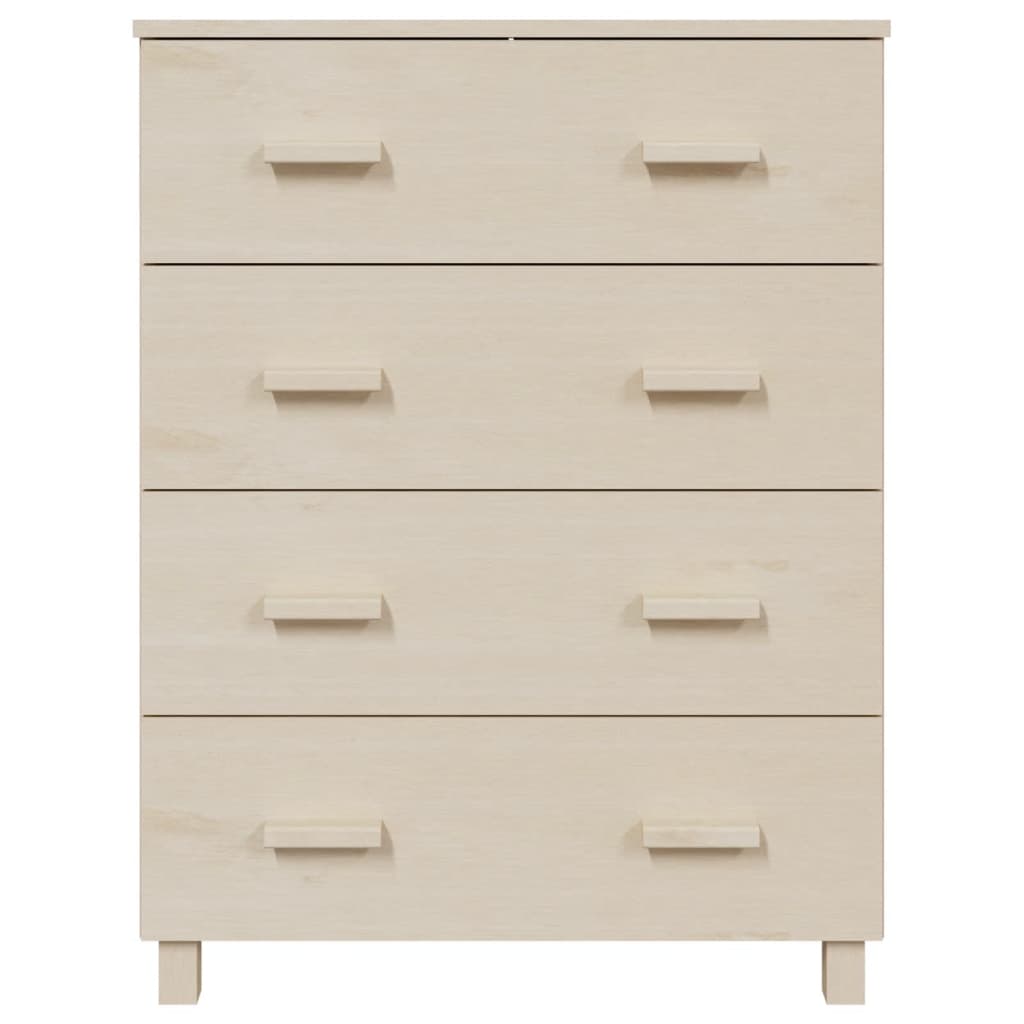 Sideboard HAMAR Honey Brown 79x40x103.5 cm Solid Wood Pine