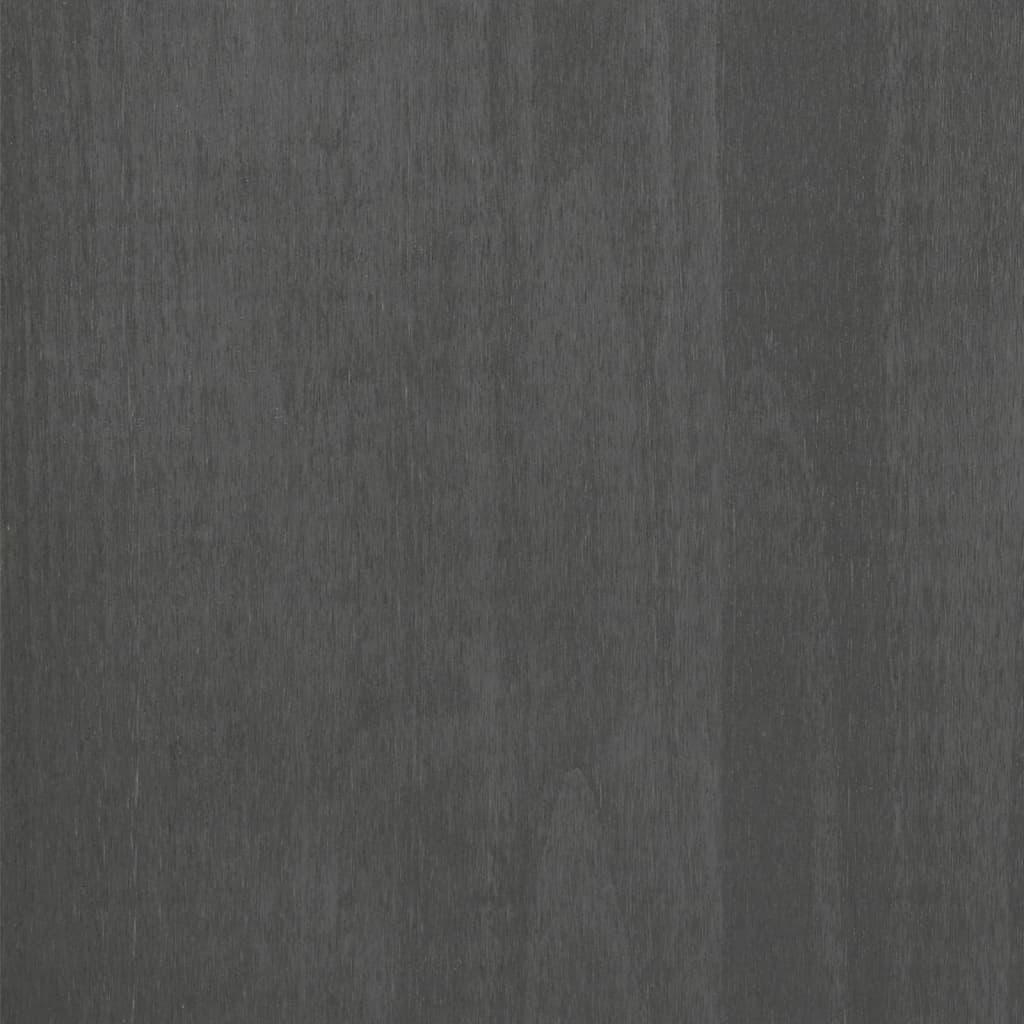 Sideboard HAMAR Dark Grey 79x40x103.5 cm Solid Wood Pine