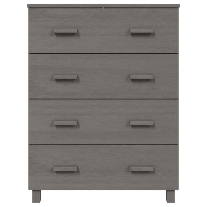 Sideboard HAMAR Light Gray 31.1"x15.7"x40.7" Solid Wood Pine