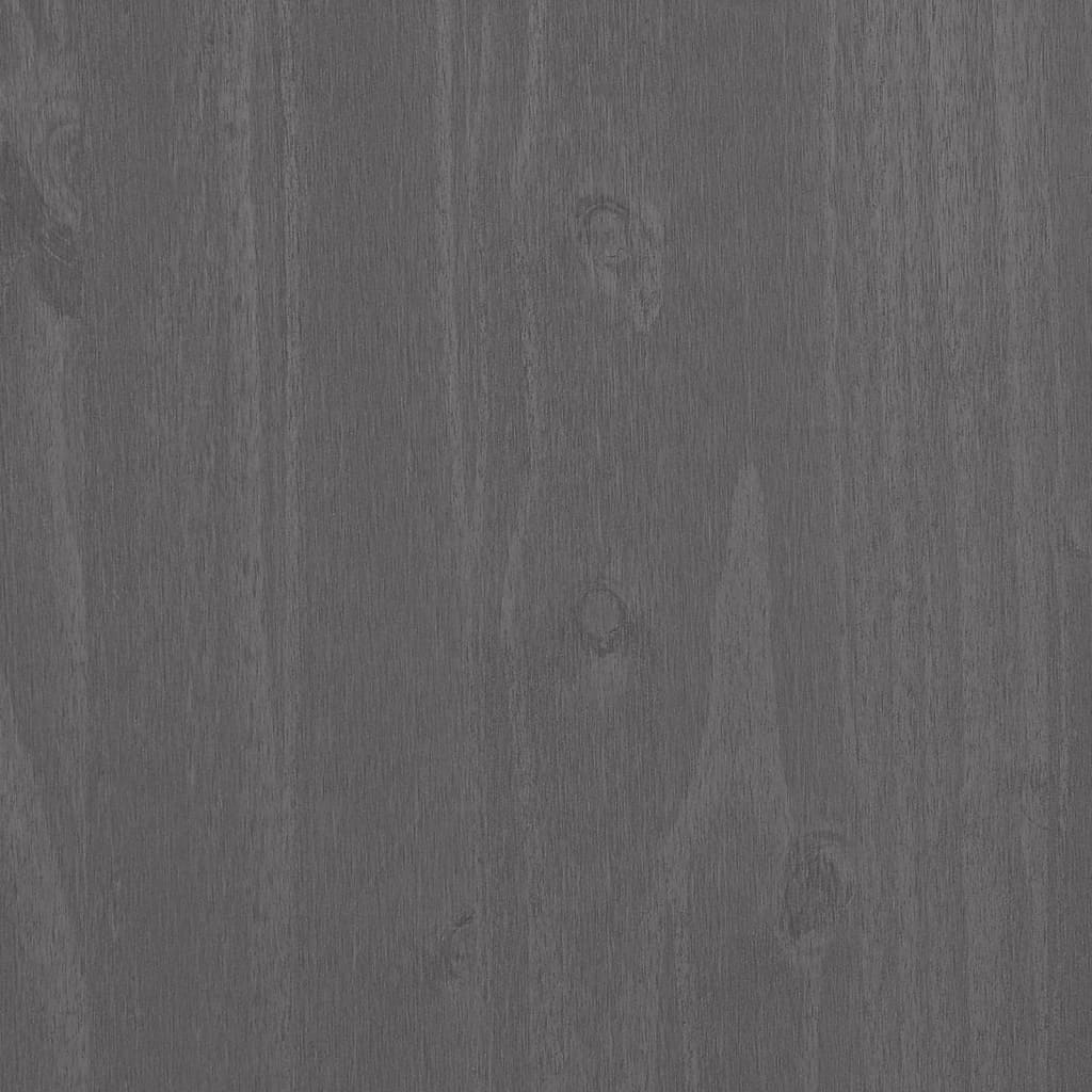 Sideboard HAMAR Light Gray 31.1"x15.7"x40.7" Solid Wood Pine