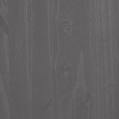 Sideboard HAMAR Light Gray 31.1"x15.7"x40.7" Solid Wood Pine
