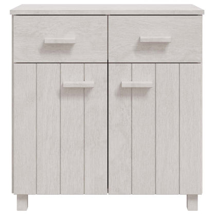 Sideboard HAMAR White 31.1"x15.7"x31.5" Solid Wood Pine