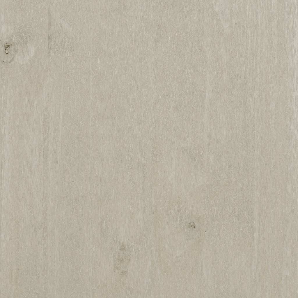Sideboard HAMAR White 31.1"x15.7"x31.5" Solid Wood Pine