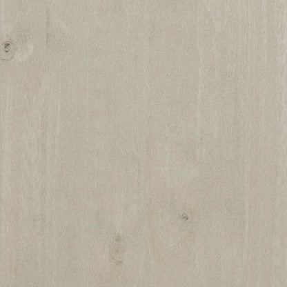 Sideboard HAMAR White 31.1"x15.7"x31.5" Solid Wood Pine