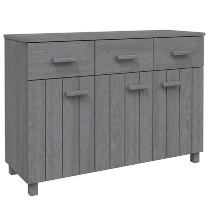 Sideboard HAMAR Dark Gray 44.5"x15.7"x31.5" Solid Wood Pine