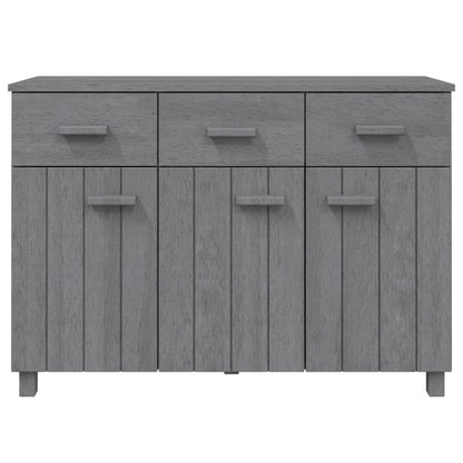 Sideboard HAMAR Dark Gray 44.5"x15.7"x31.5" Solid Wood Pine