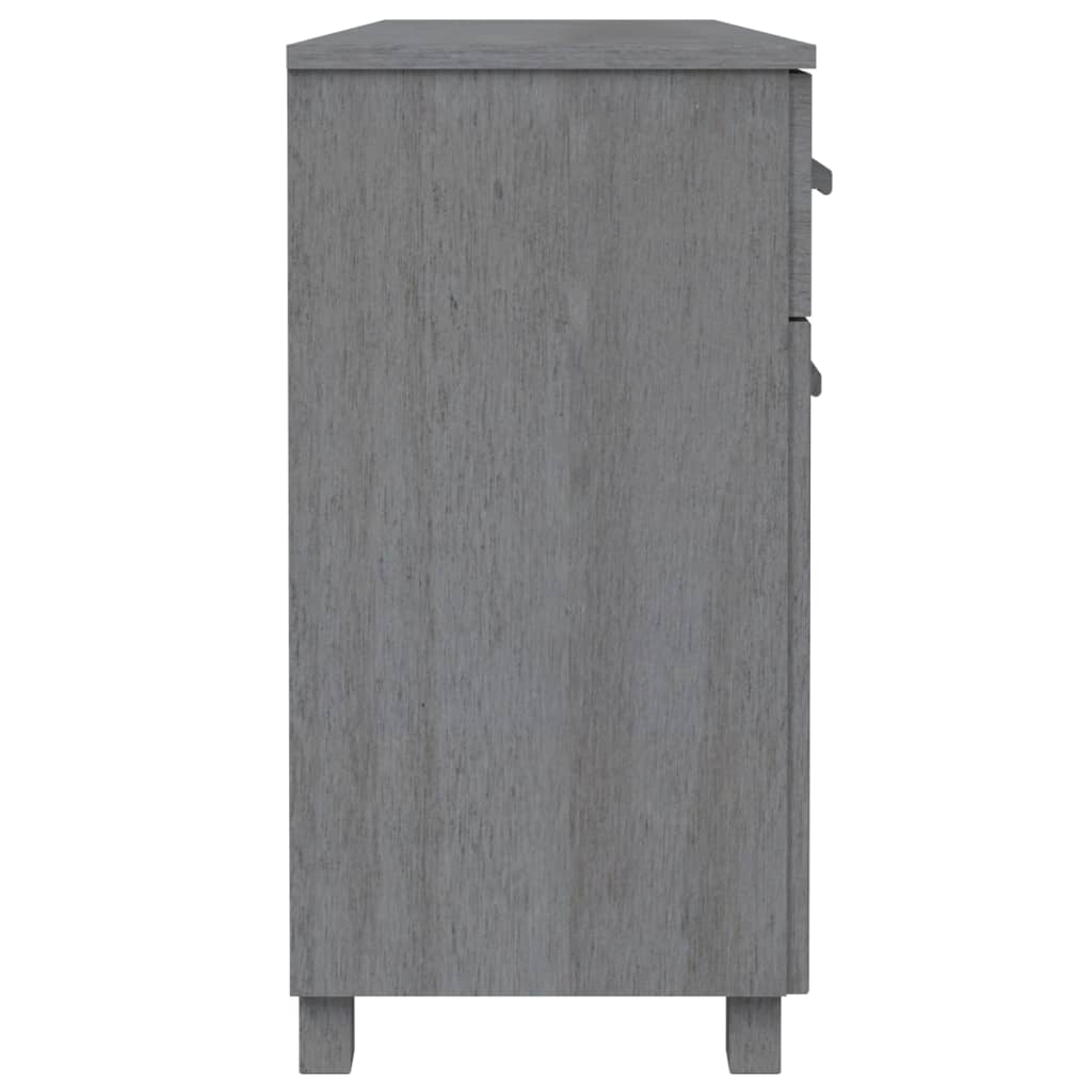 Sideboard HAMAR Dark Gray 44.5"x15.7"x31.5" Solid Wood Pine