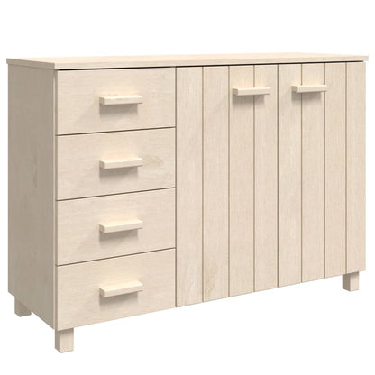 Sideboard HAMAR Honey Brown 44.5"x15.7"x31.5" Solid Wood Pine