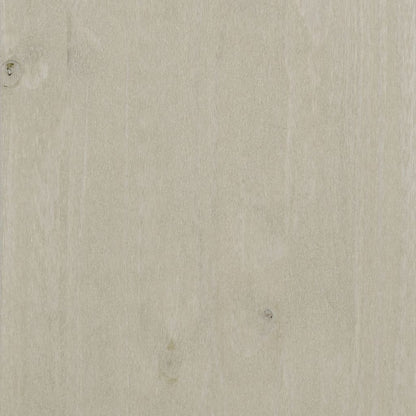 Sideboard HAMAR White 44.5"x15.7"x31.5" Solid Wood Pine