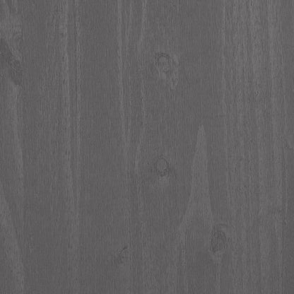 Sideboard HAMAR Light Gray 44.5"x15.7"x31.5" Solid Wood Pine