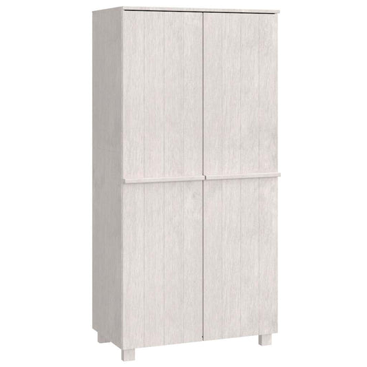 Wardrobe | White | Solid pine wood | Medium | Wardrobe | Rectangular