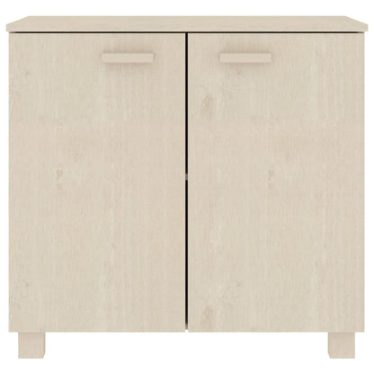 vidaXL Sideboard Honey Brown Solid Pine Wood, MDF Medium Sideboard