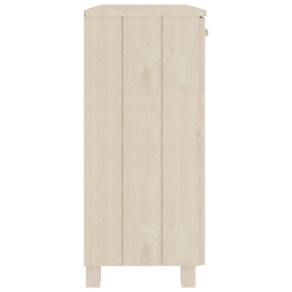 vidaXL Sideboard Honey Brown Solid Pine Wood, MDF Medium Sideboard