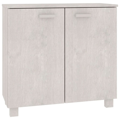 Sideboard HAMAR White 33.5"x13.8"x31.5" Solid Wood Pine