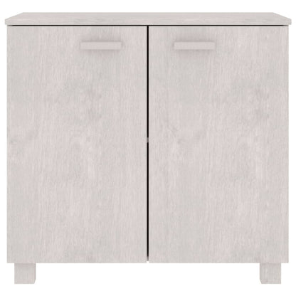 Sideboard HAMAR White 33.5"x13.8"x31.5" Solid Wood Pine