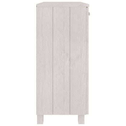 Sideboard HAMAR White 33.5"x13.8"x31.5" Solid Wood Pine