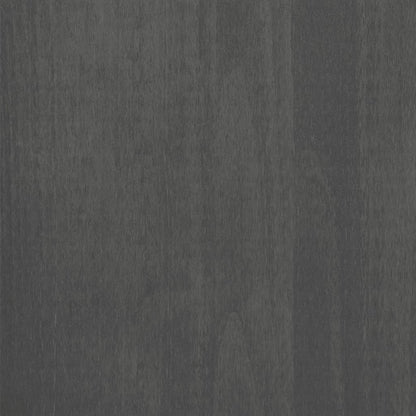 Sideboard HAMAR Dark Gray 33.5"x13.8"x31.5" Solid Wood Pine