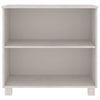 Sideboard HAMAR White 85x35x80 cm Solid Wood Pine