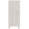 Sideboard HAMAR White 85x35x80 cm Solid Wood Pine