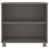 Sideboard HAMAR Light Grey 85x35x80 cm Solid Wood Pine
