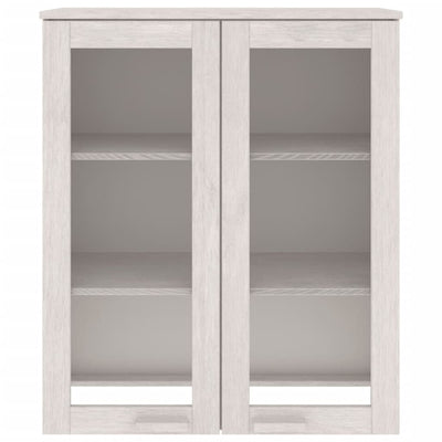 Top for Highboard HAMAR White 85x35x100 cm Solid Wood Pine