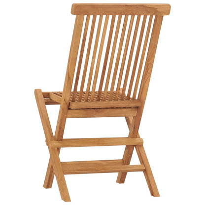 Garden Chair | Set of 6 | Teak | Solid Teak Wood | Standard | Foldable