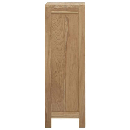 340741 vidaXL Chest of Drawers 30x30x90 cm Solid Wood Teak