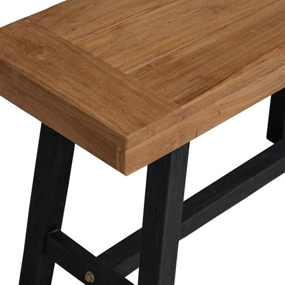 340743 vidaXL Bench 110 cm Solid Wood Teak