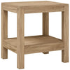 Bathroom Side Table 17.7"x13.8"x17.7" Solid Wood Teak