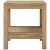 Bathroom Side Table 17.7"x13.8"x17.7" Solid Wood Teak
