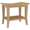 Bathroom Side Table 19.7"x13.8"x17.7" Solid Wood Teak