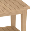 Bathroom Side Table 19.7"x13.8"x17.7" Solid Wood Teak