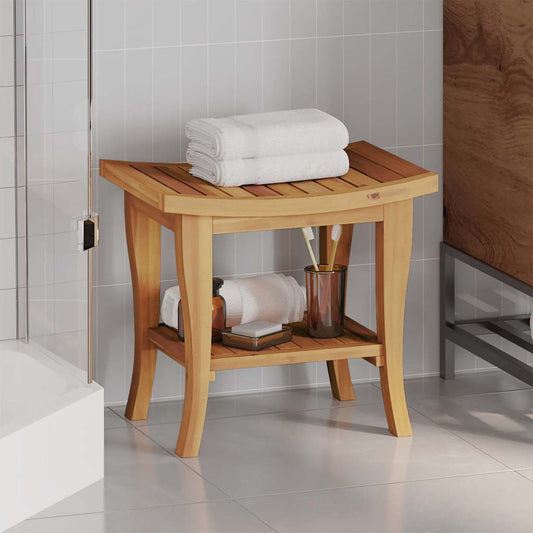 Bathroom Side Table 50x35x45 cm Solid Wood Teak