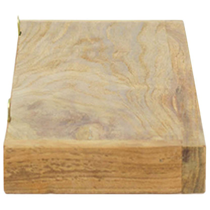 Wall Shelves 2 pcs 60x15x4 cm Solid Wood Teak