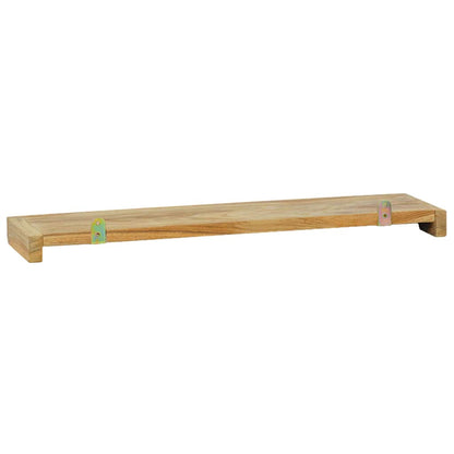 Wall Shelves 2 pcs 60x15x4 cm Solid Wood Teak