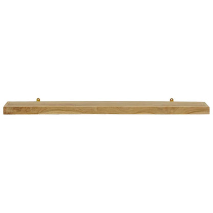 Wall Shelves 2 pcs 110x15x4 cm Solid Wood Teak