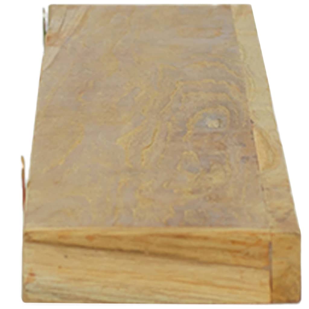Wall Shelves 2 pcs 110x15x4 cm Solid Wood Teak