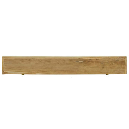 Wall Shelves 2 pcs 110x15x4 cm Solid Wood Teak