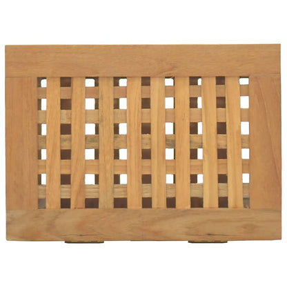 Laundry Basket Natural Solid Teak Wood