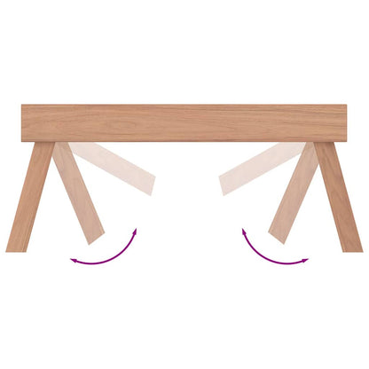 340762 vidaXL Folding Tray 55x35x25 cm Solid Wood Teak