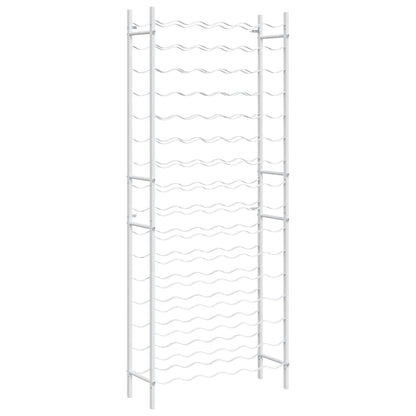 Wine Rack for 96 Bottles White Metal