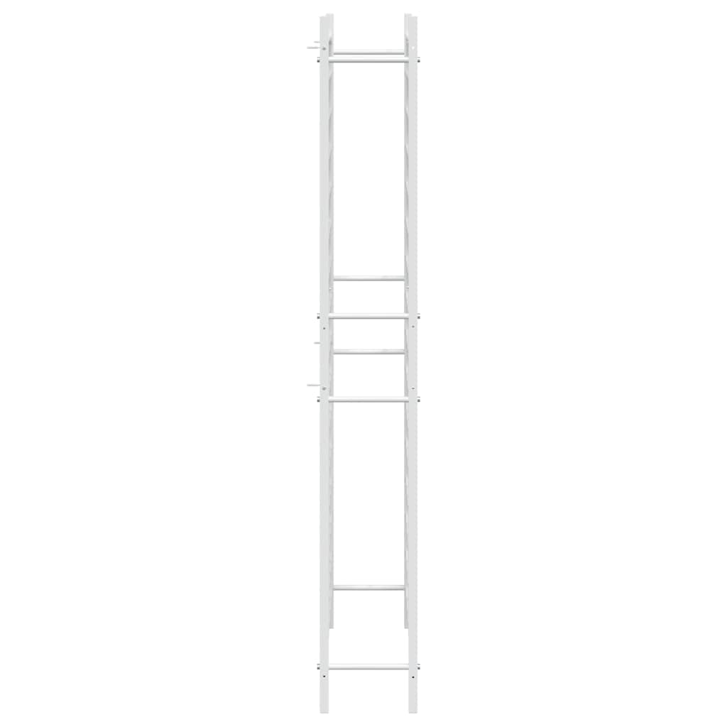 Wine Rack for 96 Bottles White Metal