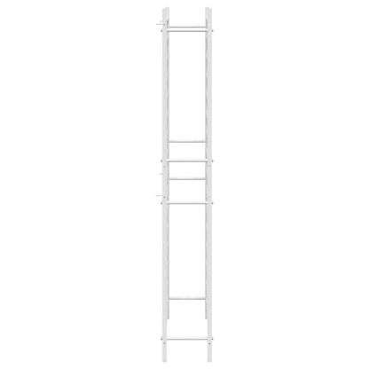 Wine Rack for 96 Bottles White Metal