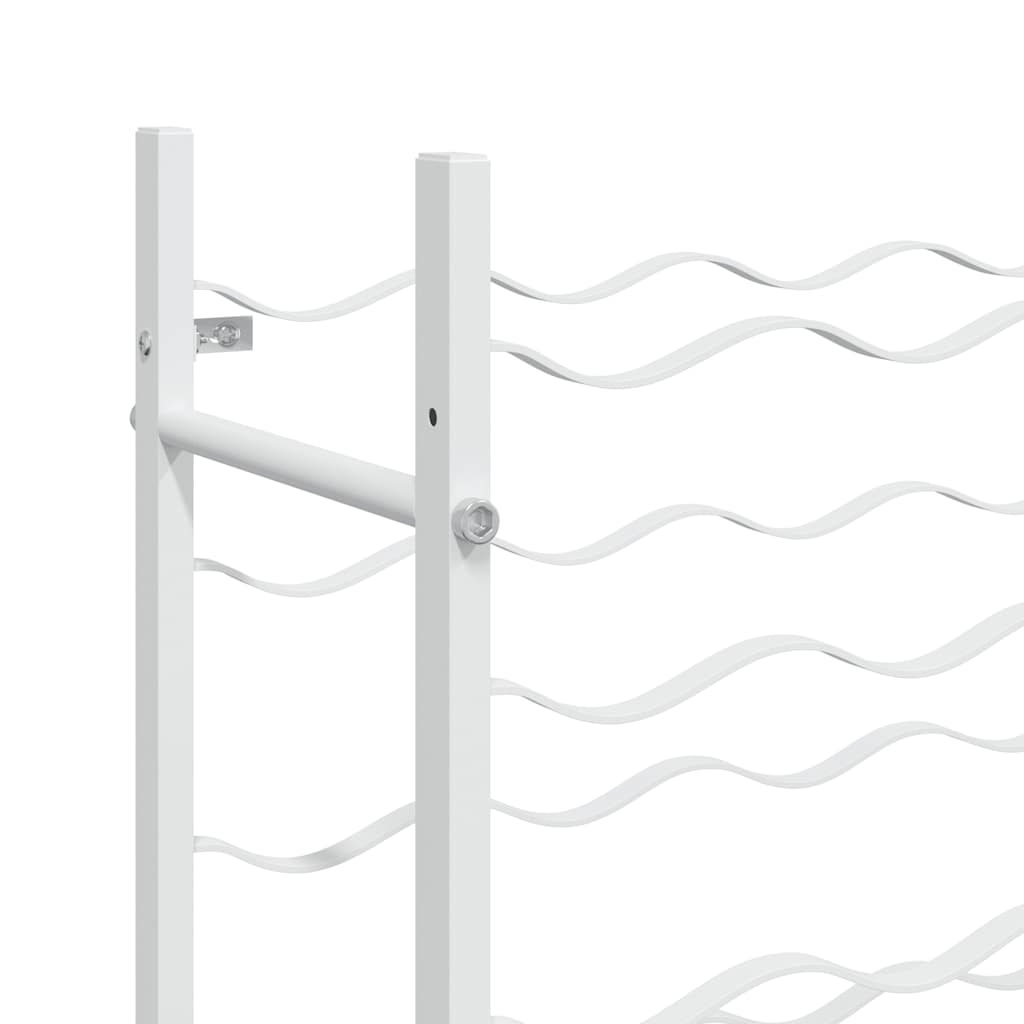 Wine Rack for 96 Bottles White Metal
