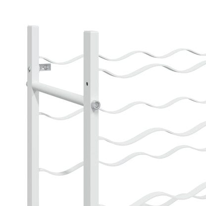 Wine Rack for 96 Bottles White Metal