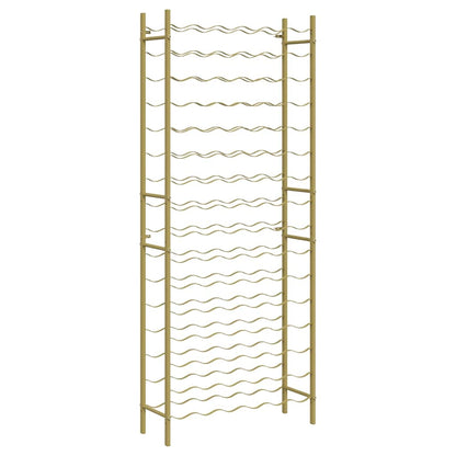 Wine Rack for 96 Bottles Gold Metal