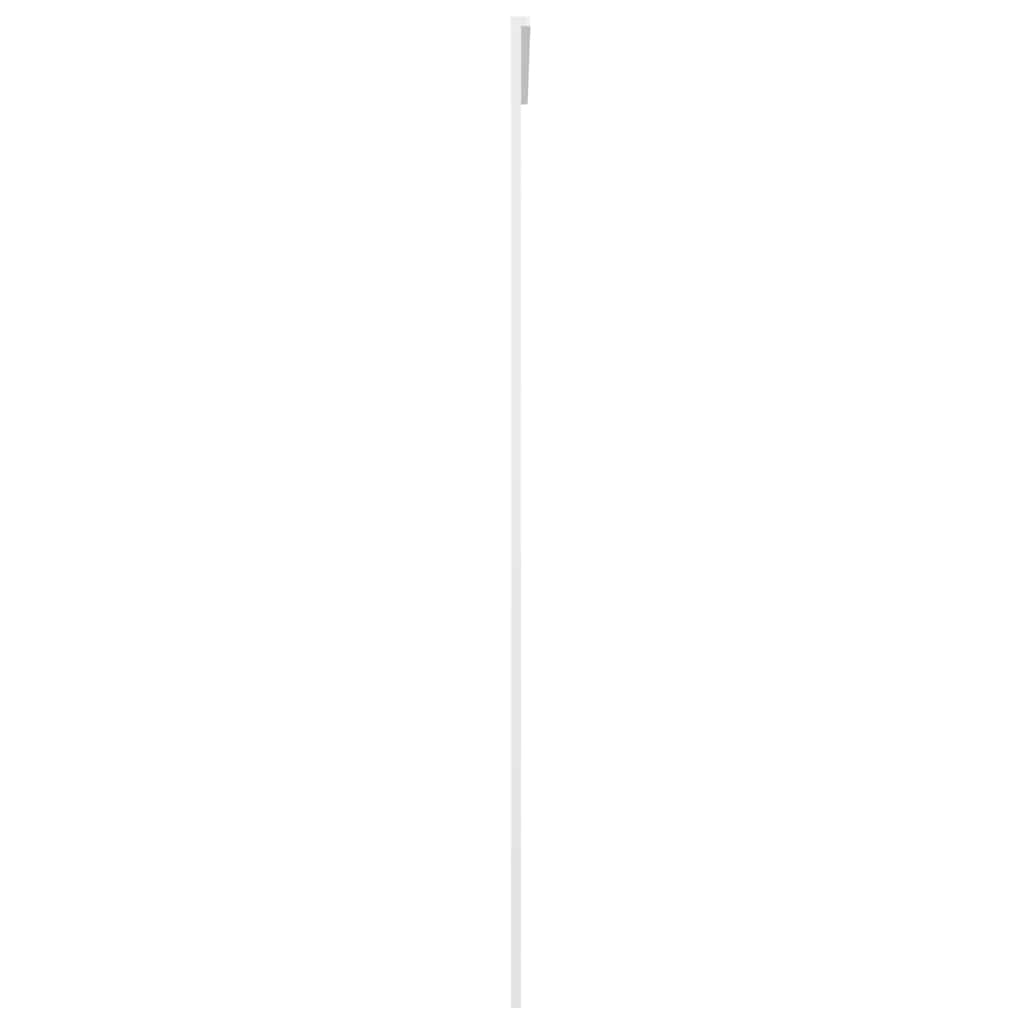 Sliding Door Frosted ESG Glass and Aluminium 102.5x205 cm White